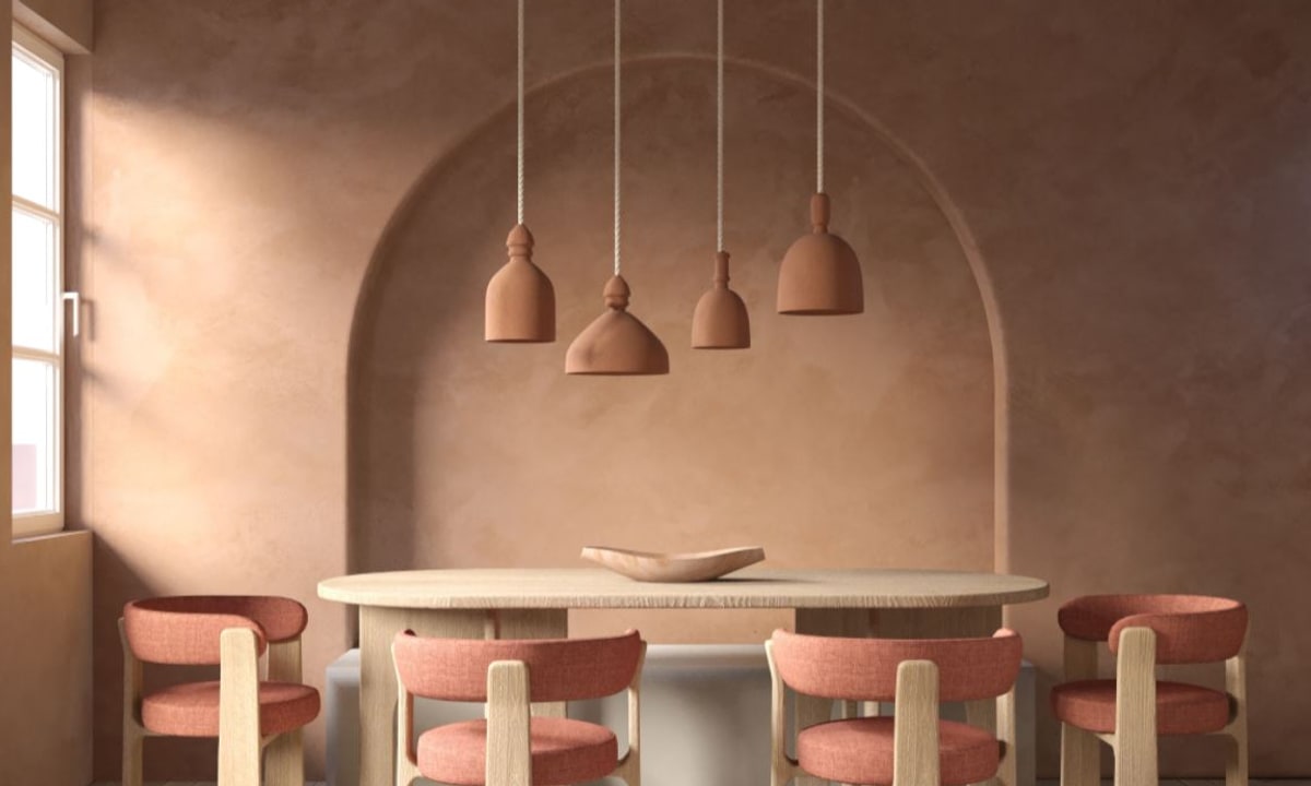 Listing still photo: the format that still wins the first click Property listing still photo of a terracotta dining room — the format that usually wins the first click