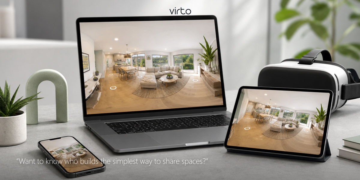 Virto 360 browser-based virtual tour platform for real estate, architects and hotels
